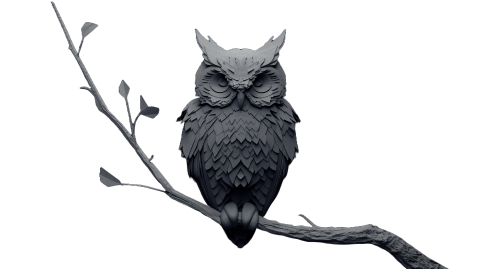 paper_art_of_an_old_wise_owl_sitting_on_a_branch
