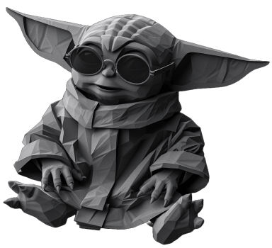 paper_art_of_baby_Yoda_with_sunglasses_smiling